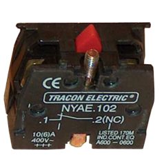   Tracon 1×NC, 3 A/400 V NYAE102 Érintkező-egység fémalapra szerelt nyomógombokhoz 5997374134071