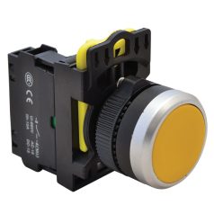   Tracon 1×NO, 5A/230V AC-15, IP65 NYK3-Y Egyszerű nyomókapcsoló, sárga 5997374204316