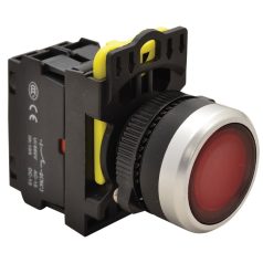  Tracon 1×NC, 5A/230V AC-15, IP65, LED 230V AC/DC NYK3-LR Világító nyomókapcsoló, piros 5997374204552
