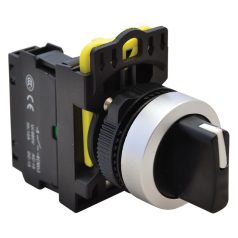   Tracon 2×NO, 5A/230V AC-15, IP65 NYK3-S33BK Karos kapcsoló, háromállású, rugóvisszatérítés balról 5997374204958