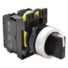   Tracon 2×NO, 5A/230V AC-15, IP65 NYK3-S32BK Karos kapcsoló, háromállású, rugóvisszatérítéses jobbról 5997374204965