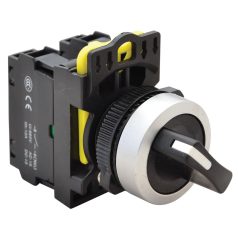   Tracon 1×NO+1×NC, 5A/230V AC-15, IP65 NYK3-S24BK Karos kapcsoló, kétállású, rugóvisszatérítéses 5997374204989