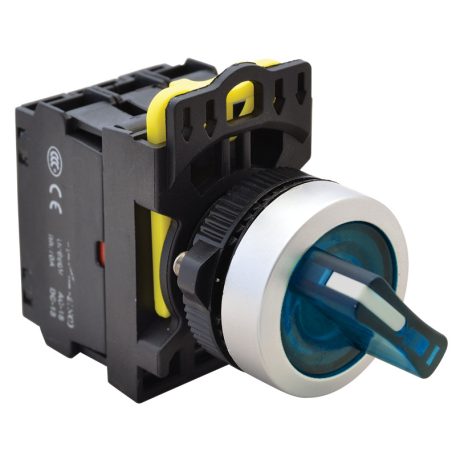 Tracon 1×NO+1×NC, 5A/230V AC-15, IP65, LED 230V AC/DC NYK3-SL21B Világítókaros kapcsoló, kék, LED, kétállású 5997374205108