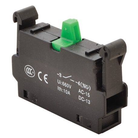 Tracon 1×NO, 5A/230V AC-15, 1A/230V DC-13 NYG3-CE1 Érintkező-egység NYG(K)3 sorozathoz NO 5997374205276