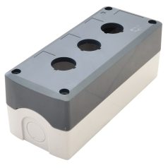   Tracon d=22,5, IP65, 2×PG-13,5 NYGD-3GR Összeállított tokozat nyomógombokhoz, szürke, 3-es 5997374205320