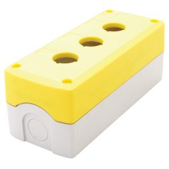   Tracon d=22,5, IP65, 2×PG-13,5 NYGD-3YE Összeállított tokozat nyomógombokhoz, sárga, 3-es 5997374205337