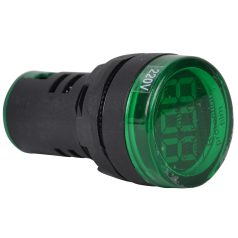   Tracon 24-500VAC, d=22mm NYG3-VG Feszültségmérő, LED jelzőfény,zöld 5997374215008