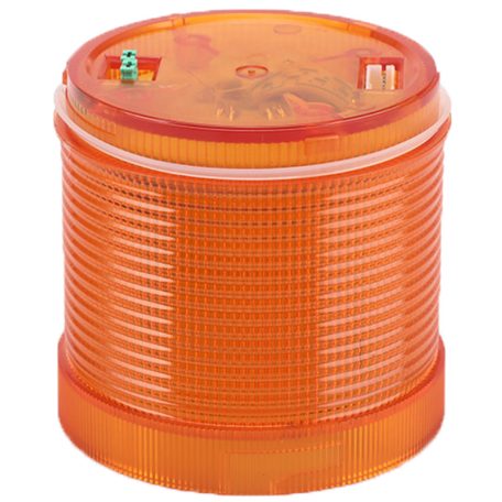 Tracon 24V AC/DC, IP65 NYG3-7024Y Fényjelző oszlop, sárga fényűhenger, hangjelzéses aljzathoz 5997374223683