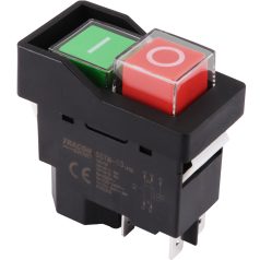   Tracon 4PIN, 230VAC, 12A/AC3, IP54, 6,3×0,8 SSTM-03 Relés biztonsági kapcsoló, bepattintható, fekete kerettel 5997374176842