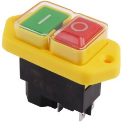   Tracon 4PIN, 230VAC, 12A/AC3, IP54, 6,3×0,8 SSTM-04 Relés biztonsági kapcsoló, csavarozható, sárga kerettel 5997374176859