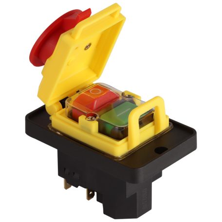 Tracon 7PIN, 400 VAC, 8A/AC3, IP54, 6,3×0,8 SSTM-317 Relés biztonsági kapcsoló, gombafejű reteszeléssel 5997374211642