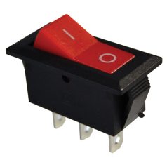   Tracon 16(6)A, 250V AC TES-22 Készülékkapcsoló, váltó, piros (0-I felirat) 5997374138253