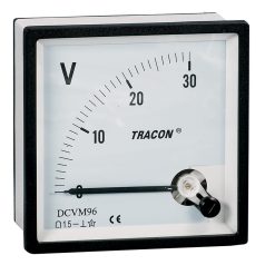   Tracon 48×48mm, DC DCVM-48B Analóg egyenáramú alapműszer sönt méréshez 5997374127875