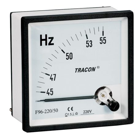 Tracon 96×96mm, 230V / 45-55Hz F96-220/50 Frekvencia mérő 5997374128445