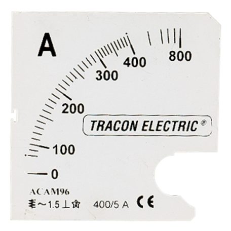 Tracon 0 - 200 (400) A SCALE-AC96-200/5A Skálalap ACAM96-5 alapműszerhez 5997374195256