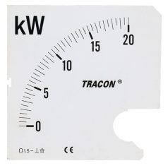   Tracon 0 - 24 kW SCALE-W96/4-24 Skálalap W96-400V/4 műszerhez 5997374196383