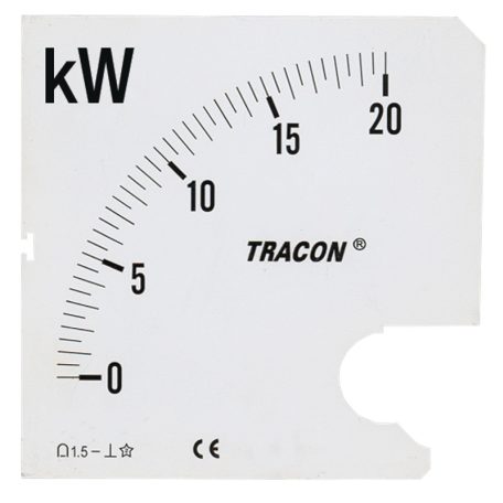 Tracon 0 - 24 kW SCALE-W96/4-24 Skálalap W96-400V/4 műszerhez 5997374196383