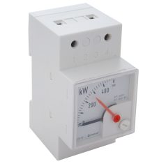   Tracon 400V/5A W45S-400/4 Sínre pattintható analóg teljesítmény mérő 5997374182997