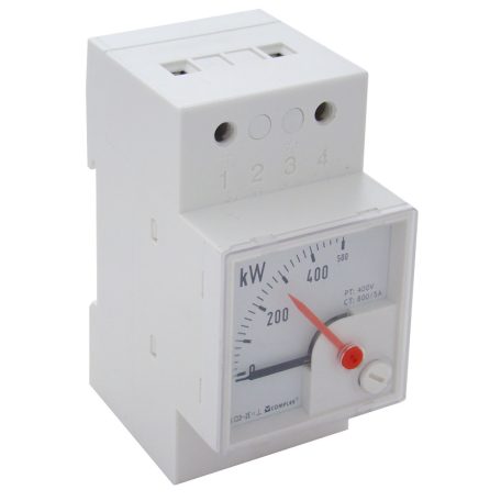 Tracon 400V/5A W45S-400/4 Sínre pattintható analóg teljesítmény mérő 5997374182997