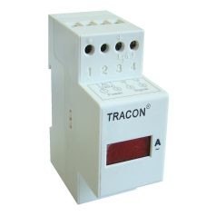   Tracon 10A AC, Us=230V ACAMSD-10 Sínre pattintható digitális váltakozó áramú ampermérő 5997374183000
