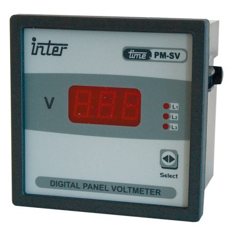 Tracon 72×72mm, 500V AC ACVMD-K-72-500 Digitális 3 fázisú váltakozó áramú voltmérő, direkt 5997374148238