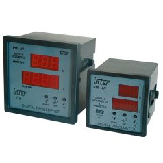   Tracon 96×96mm, 500V AC, 0-9500/5A AC DTT-1-96 Digitális amper és voltmérő állítható áramváltó áttétellel 5997374148382