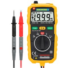   Tracon DCV, ACV, DCA, ACA, OHM, dioda, NCV PAN118 Digitális multiméter 9120037331180