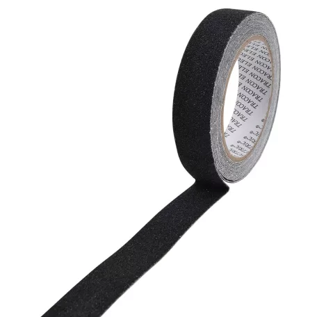 Tracon 5m × 25mm SRTB25 Csúszást csökkentő szalag, fekete 5997374218856