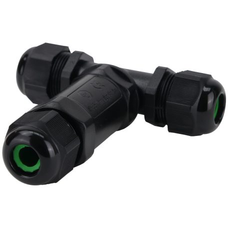 Tracon 0.5-4 mm2, IP68, PC+PA6.6, 5P, 450VAC, 24A CST4-T Tömítőszelencés kábeltoldó, T-elágazó 5997374218412