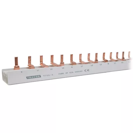 Tracon max.63A, 230/400VAC, 4P, 56modul, 1m TFSS-4 Soroló sín - csapos kivitelű 5997374159494