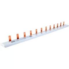   Tracon max.63A, 230/400VAC, 1P, 12modul, 215mm TFSS-1-12 Soroló sín - csapos kivitelű 5997374185394