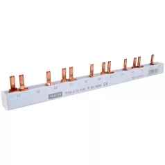   Tracon max.63A, 230/400VAC, 3P, 12modul, 215mm TFSS-3-12 Soroló sín - csapos kivitelű 5997374185417