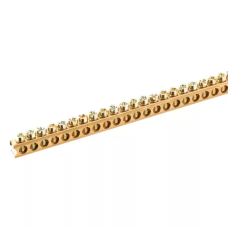 Tracon max.63A, 230/400VAC, 1m, W×H=8×12mm, d=7.5mm, 101xM5 TNFS25 Rézsín (N/PE) 1m 5997374202299