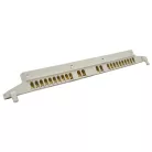 Tracon 230/400VAC, 63A, 7,6×18,3mm, L=250 mm, 24P, IP20 NPE-Z-24 Szigetelt földelősín (N/PE) EDSS-12/. mod.elosztóhoz 5997374201674