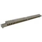 Tracon 230/400VAC, 100A, 13,7×26,6mm, L=360 mm, 38P, IP20 NPE-Z-38 Szigetelt földelősín (N/PE) EDSS-18/. mod.elosztóhoz 5997374205528