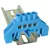 Tracon 230/400VAC, 63A, 6×9mm, 4P, IP20 NPE-B6-4 Szigetelt földelősín (N/PE), kék 5997374178709