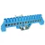Tracon 230/400VAC, 100A, 8×12mm, 14P, IP20 NPE-B8-14 Szigetelt földelősín (N/PE), kék 5997374178778