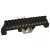 Tracon 230/400VAC, 100A, 8×12mm, 14P, IP20 NPE-BK8-14 Szigetelt földelősín (N/PE), fekete 5997374223812