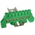 Tracon 230/400VAC, 100A, 8×12mm, 8P, IP20 NPE-G8-8 Szigetelt földelősín (N/PE), zöld 5997374178822