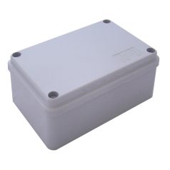   Tracon 120×80×50mm, IP56 MED12085 Elektronikai doboz, világos szürke, teli fedéllel 5997374160339