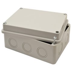   Tracon 150×110×70mm, IP54 MED15117 Elektronikai doboz, világos szürke, teli fedéllel 5997374160346