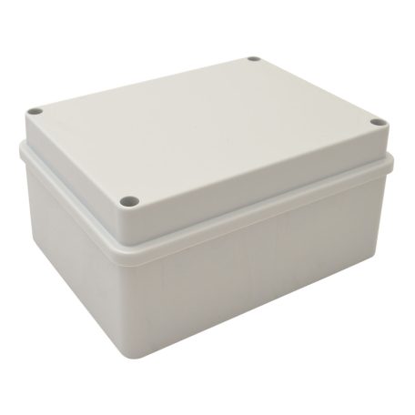 Tracon 150×110×70mm, IP54 MED15117S Elektronikai doboz, világos szürke, teli fedéllel 5997374206532