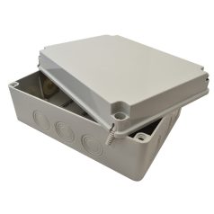   Tracon 310×230×130, IP67 MED312313 Elektronikai doboz, világos szürke, teli fedéllel 5997374202039