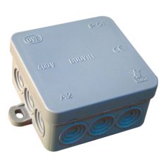   Tracon 75×75×40mm, IP54 PD75X75 Rugalmas kötődoboz, falon kivüli, szürke 5997374172950