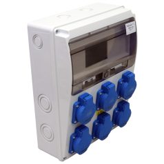   Tracon Out:6×SCHUKO TDB14-11M Csatlakozó doboz, védelem nélkül 5997374225458