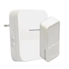   Tracon 230 VAC; IP44; 100 m; 16 music; 82 dB BELLW5-1V1 Vezeték nélküli csengő (kinetikus) 5997374217743