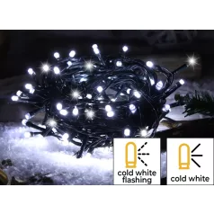   Tracon 230VAC, 5+20M, 200LED, 6W, 12000-13000K, IP44 CHRSTOSC200CW Karácsonyi sziporkázó fényfüzér, kültéri/beltéri (X22012) 5997374227148