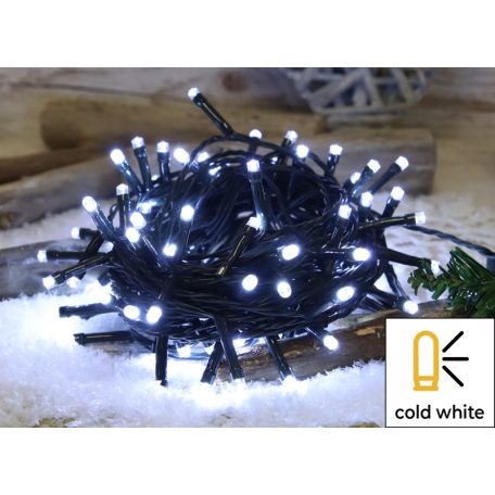 Tracon 230VAC, 5+20M, 200LED, 6W, 12000-13000K, IP44 CHRSTOB200CW Karácsonyi fényfüzér, kültéri/beltéri (X22015) 5997374227032