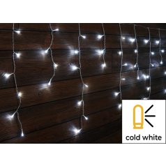   Tracon 230VAC, 5+10M, 250LED, 6W, 12000-13000K, IP44 CHRIOB10CW Karácsonyi jégcsap fényfüggöny, kültéri/beltéri (X22025) 5997374226691