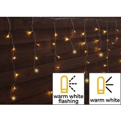   Tracon 230VAC, 5+10M, 250LED, 6W, 2600-2700K, IP44 CHRIOSW10WW Karácsonyi sziporkázó jégcsapfényfüggöny,kül/beltér(X22027) 5997374226752